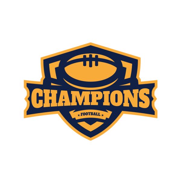 Champions Football logo template Thumbnail